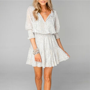 Buddy Love Bronx Ruffle Dress Women's Size Extra Small